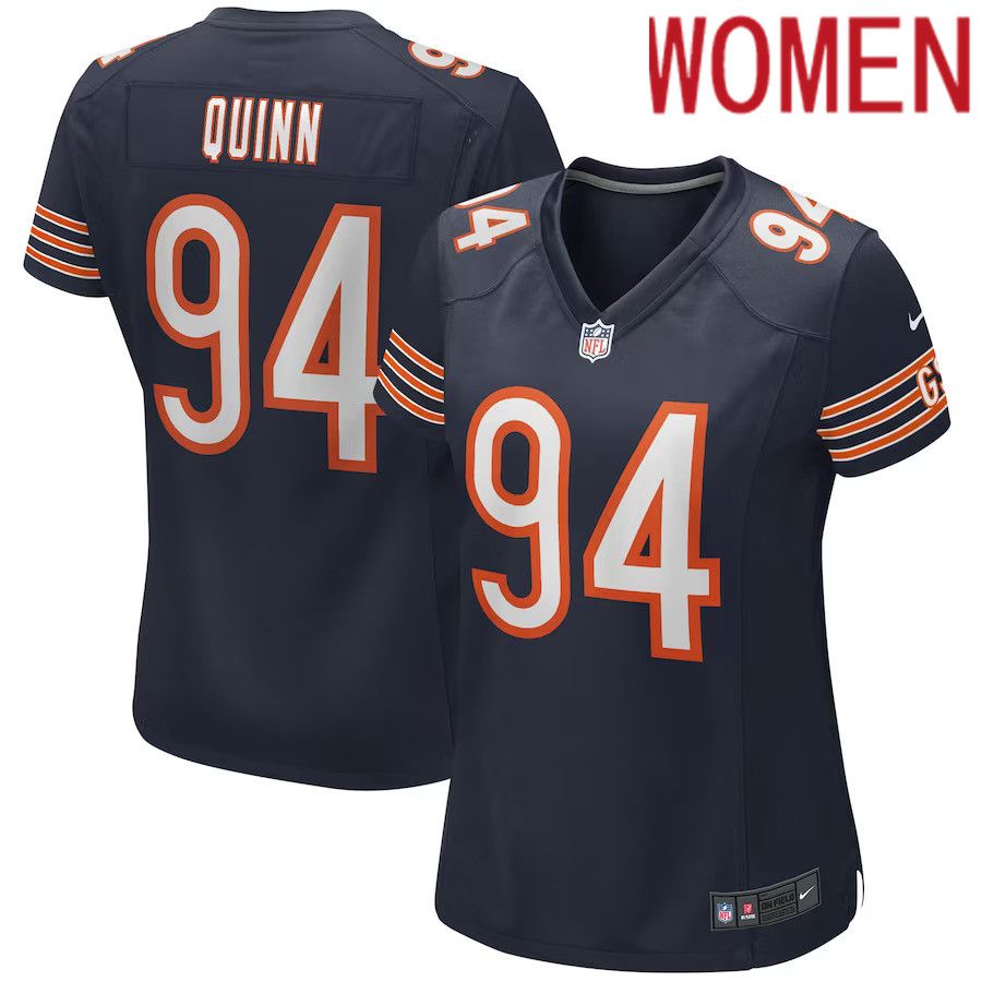 Women Chicago Bears 94 Robert Quinn Nike Navy Player Game NFL Jersey